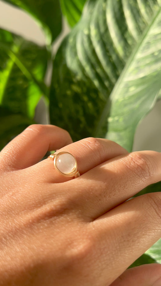 Selenite Ring