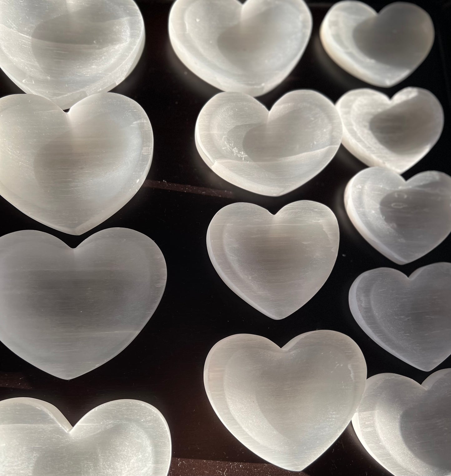 Selenite Heart Bowl