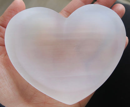 Selenite Heart Bowl